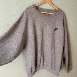 Grey Nike Crew Neck Sweater
